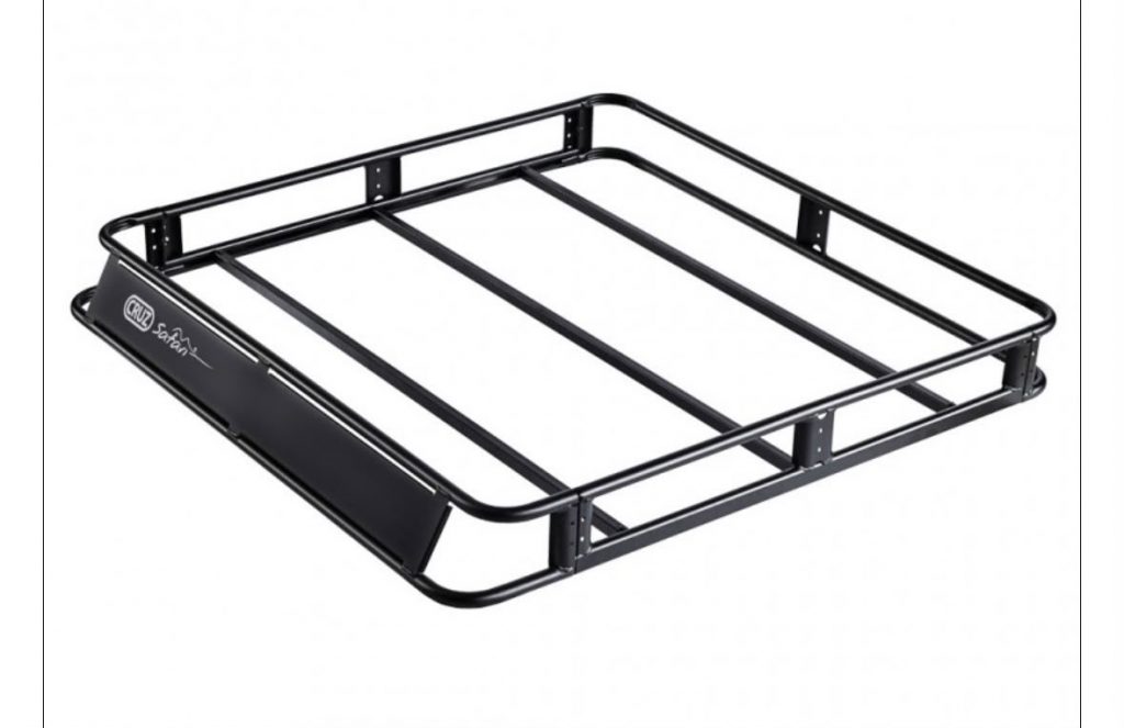 Portaequipajes de aluminio para vehículo 4x4 en ruta off road